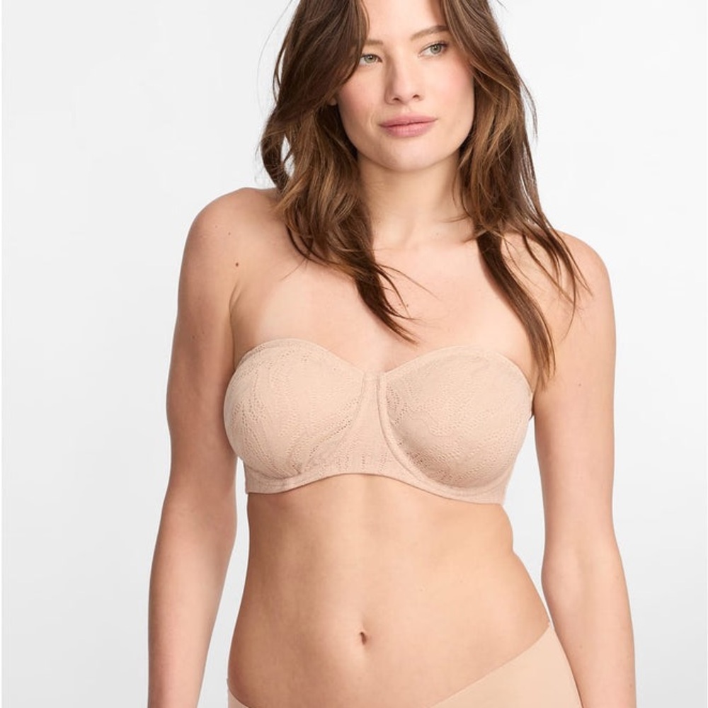 Bare Necessities Tan Seamless Strapless Bra